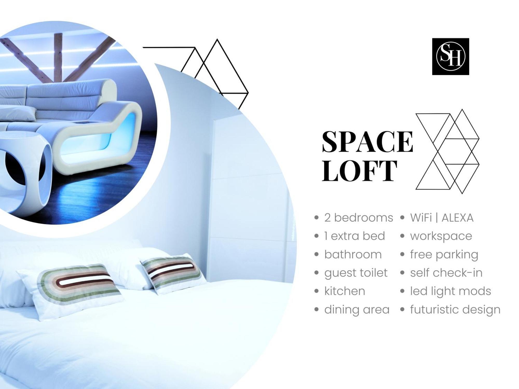 Secret Hideaways Space Loft Wohndesign Auf 2 Etagen L 450M Bis Uni Duisburg Exterior foto